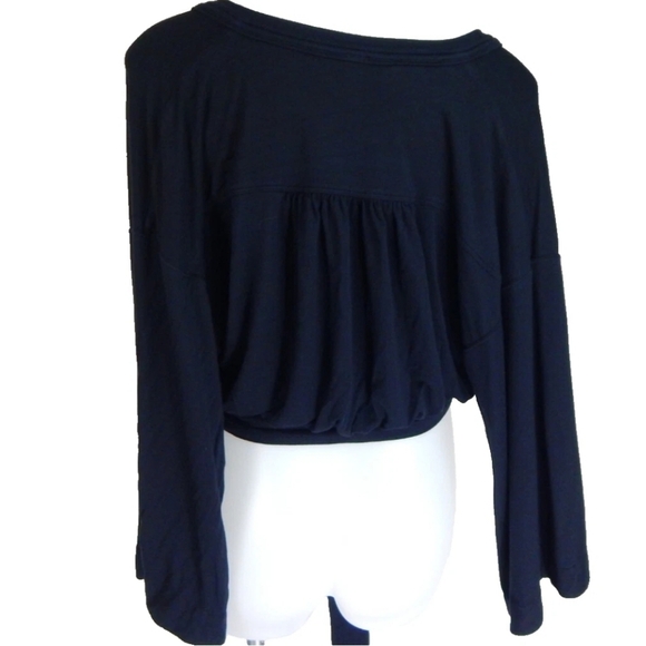 Free People That's a Wrap Crop Blouse - Picture 3 of 5